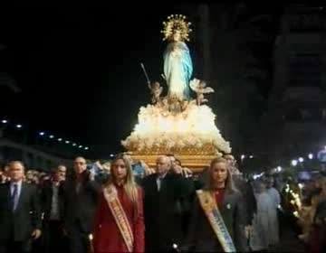 Solemne procesión en honor a la Purísima Concepción